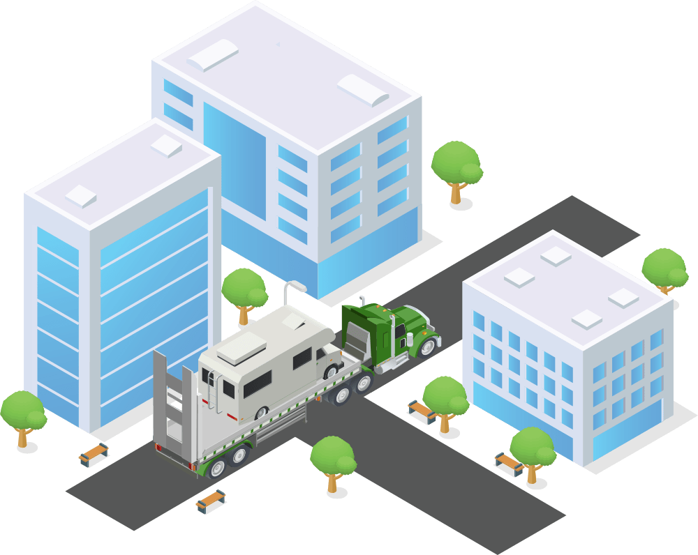 how trailer or RV can be shipped