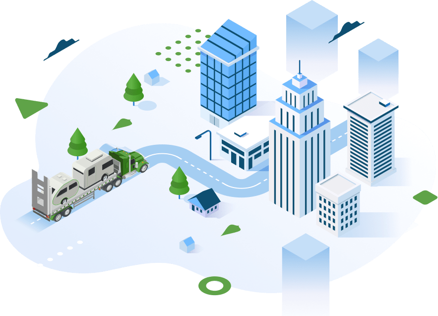 RV, motorhome, and trailer transportation