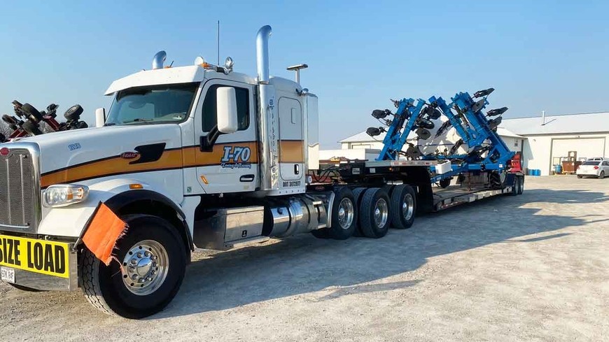 what is farm equipment hauling