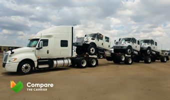 commercial truck hauling