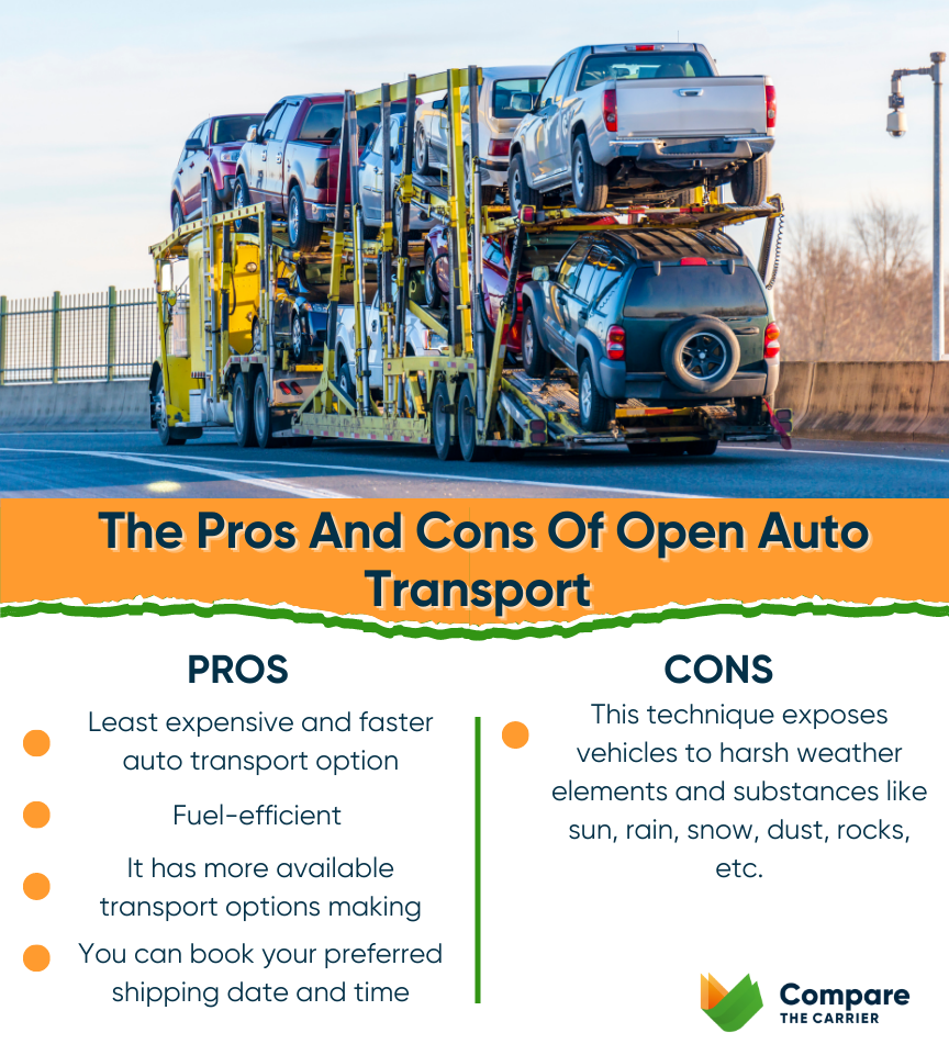 pros and cons of open auto transport