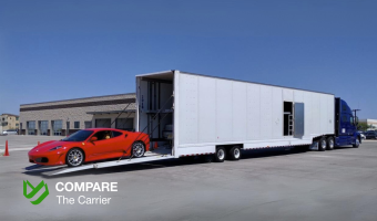 Enclosed auto transport