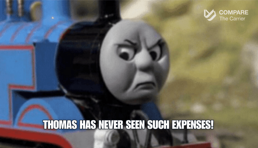 Thomas has never seen such expenses!