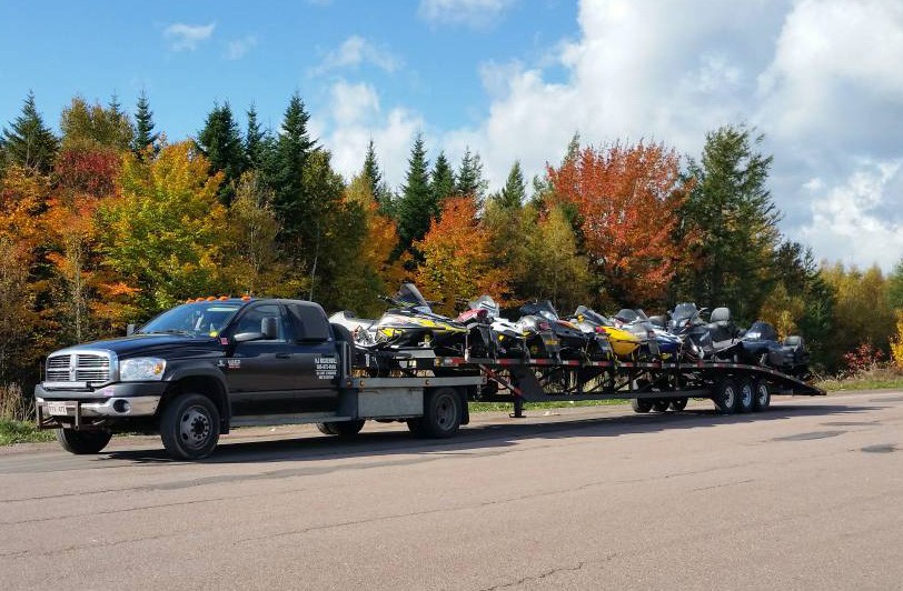 shipping a snowmobile cross country