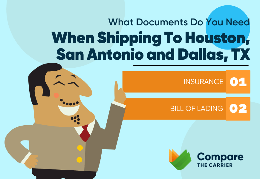 What papers Do You Need When use Texas Triangle vehicle shipping?
