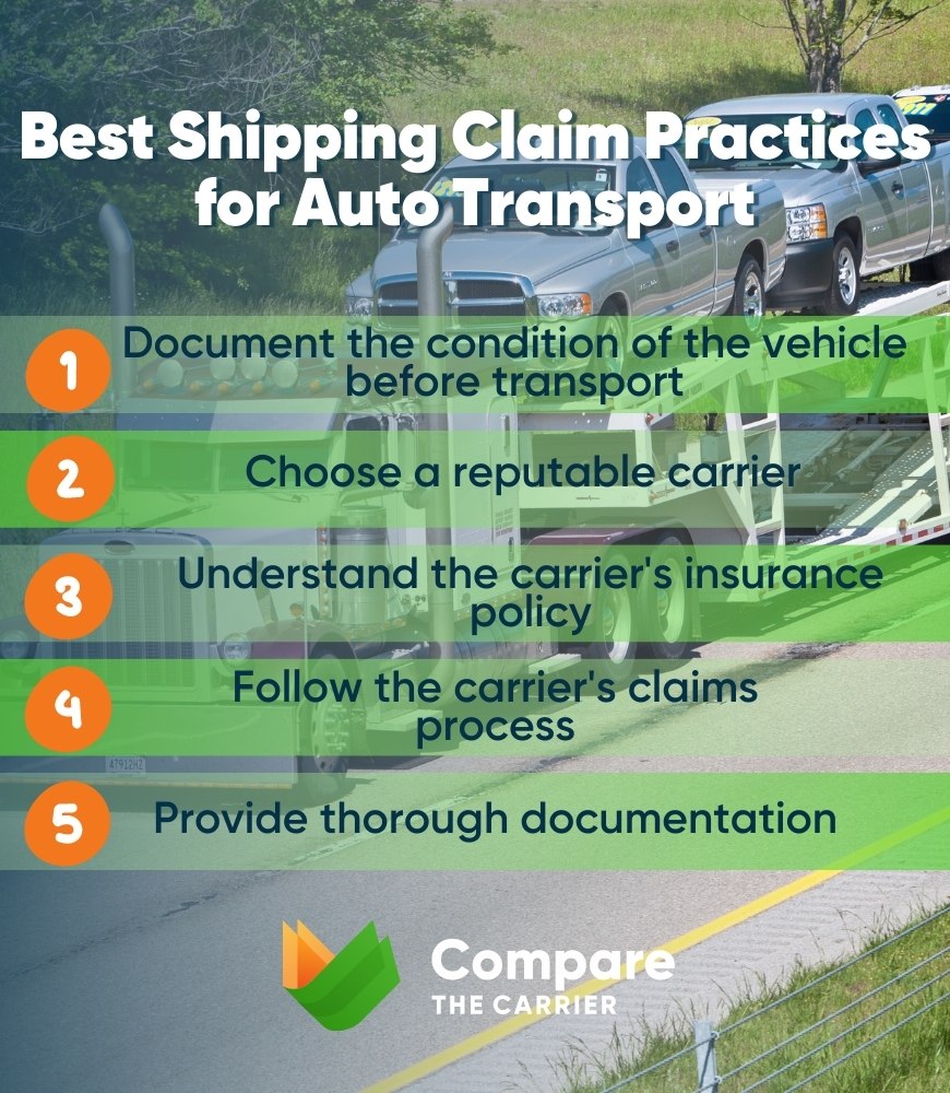 Best Shipping Claim Practices for Auto Transport All You Need To Know About Auto Transport Claims 5