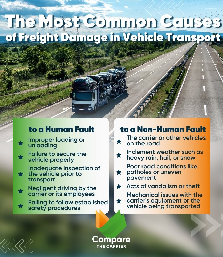 Causes of Freight Damage in Vehicle Transport