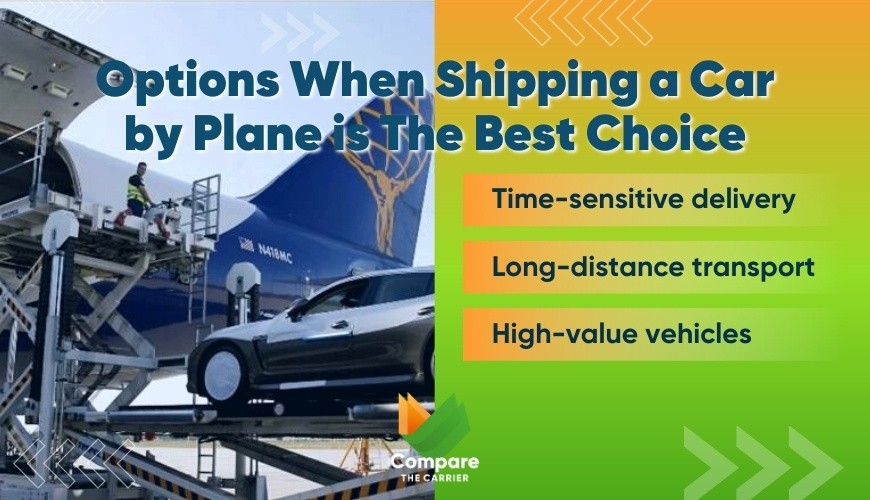 When is shipping cars by plane a viable option