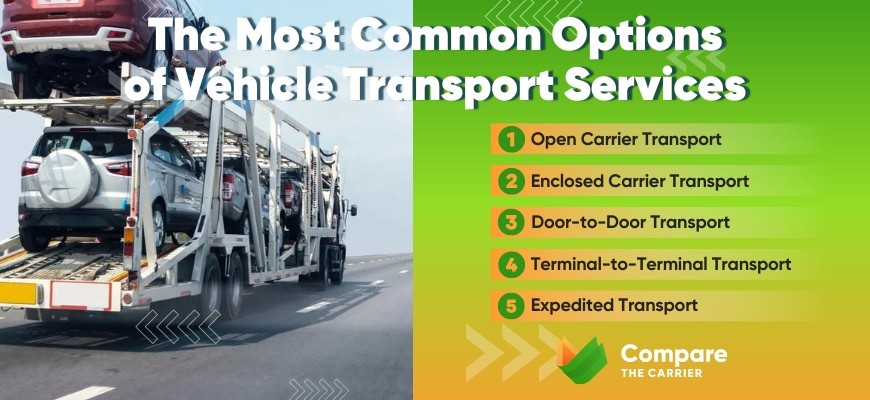 Understanding the types of vehicle transport services
