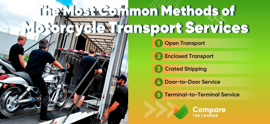 Different Methods of Shipping Motorcycles