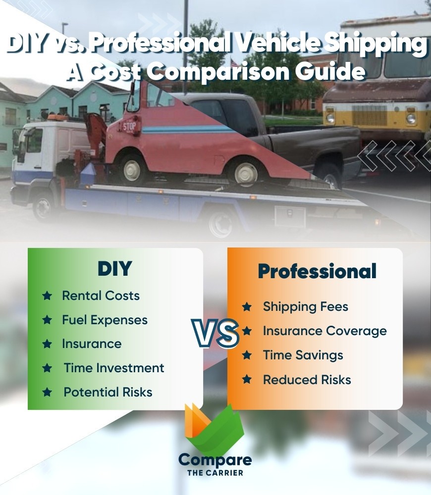 Cost comparison: DIY vs. professional vehicle shipping
