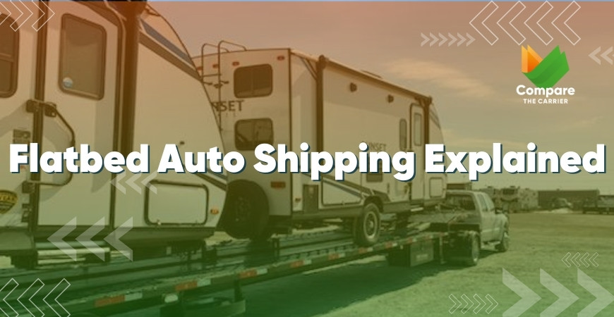 Flatbed auto shipping explained