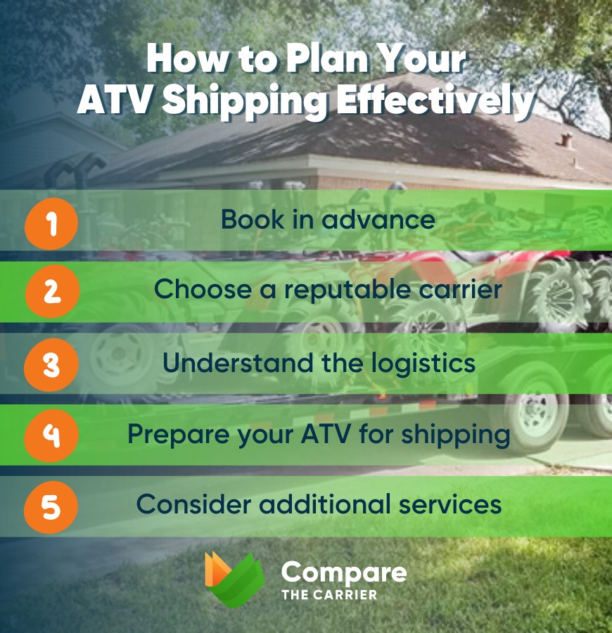 Planning your ATV shipping
