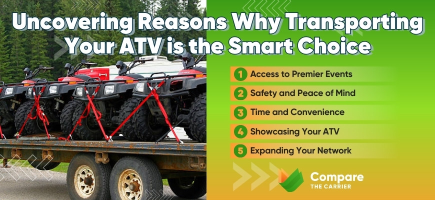 Why ship your ATV to enthusiast events