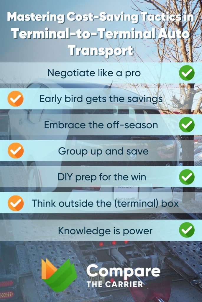 Stress-Free Shipping on a Budget: Terminal-to-Terminal Solutions for Every Driver 6 7 Mastering Cost Saving Tactics in Terminal to Terminal Auto Transport Stress-Free Shipping on a Budget: Terminal-to-Terminal Solutions for Every Driver 6