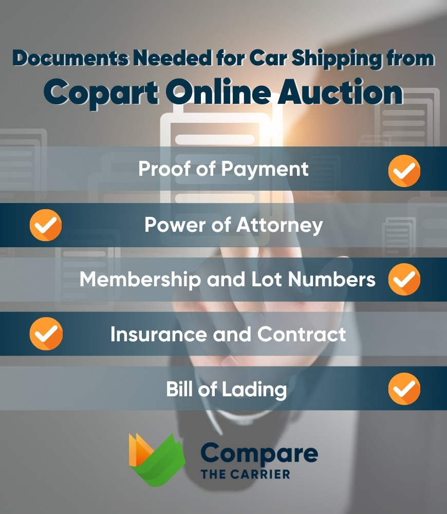 What Documents Do You Need When Ship a Car From Copart Online Auto Auction