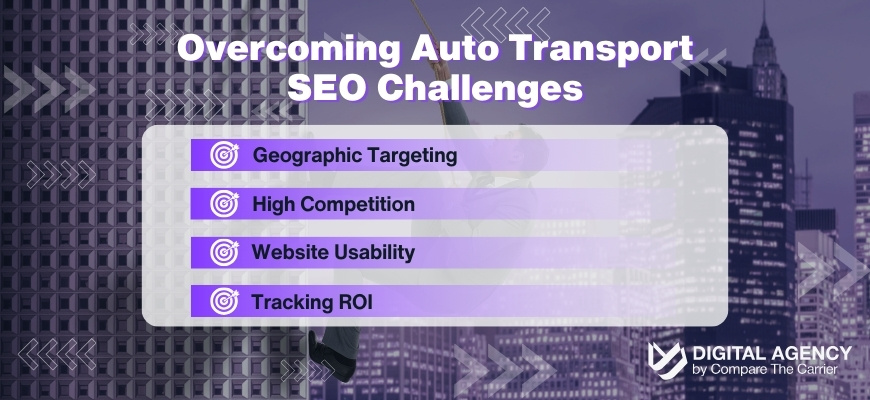 Common SEO Challenges in the Auto Transport Industry