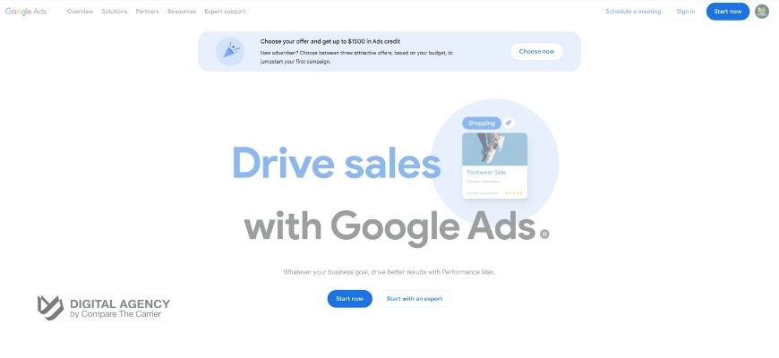 Click on the "Start Now" button