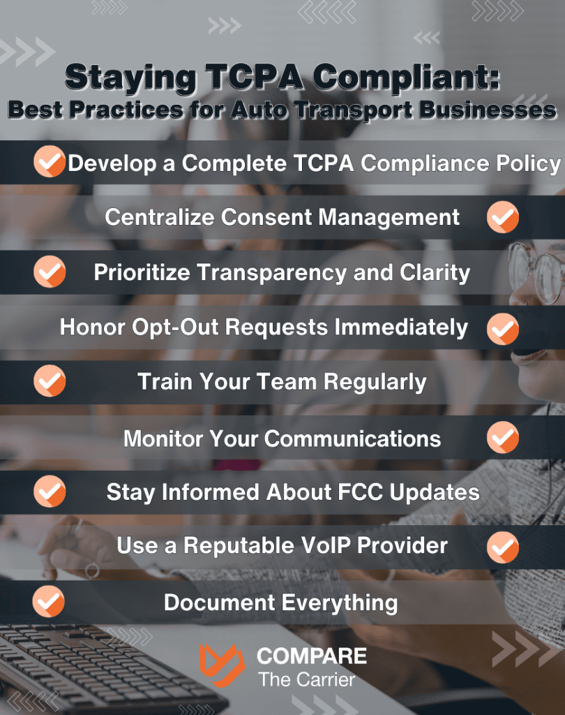 Best Practices for TCPA Complianсу Communication in the Auto Transport Industry