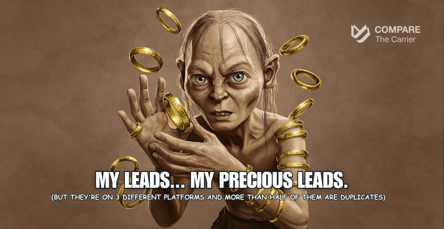 Gollum clutching the leads meme 1 Vehicle Shipping Lead Source, Zero Broker Waste 3