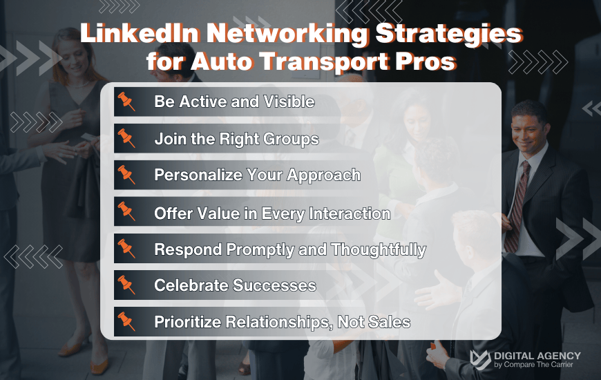 2025's Top LinkedIn Marketing for Auto Transport Brokers 7 7 Networking and Engagement Building LinkedIn Relationships That Last