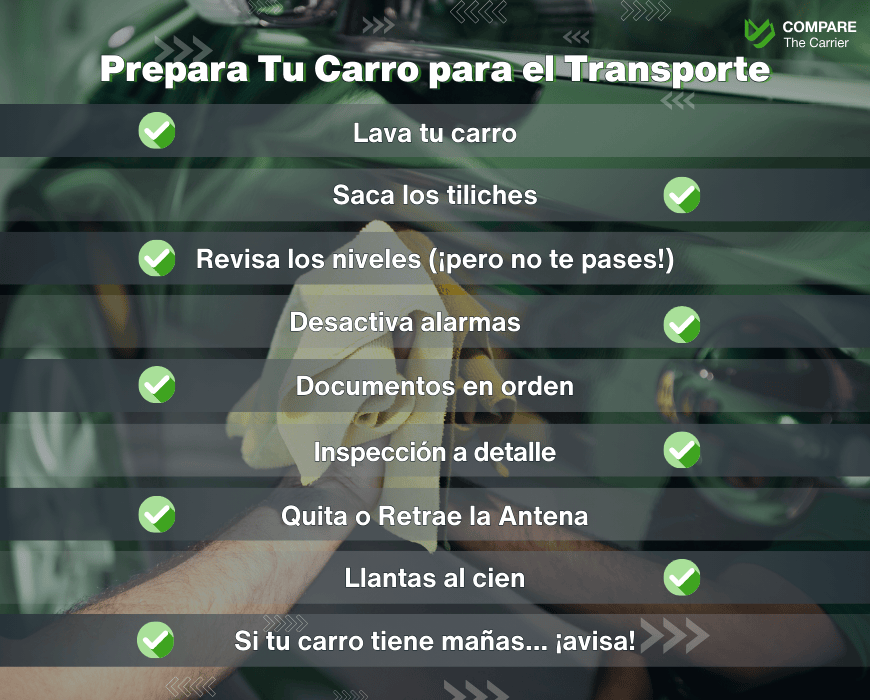 Prepara Tu Carro para el Transporte Prepárate, Mano: Consejos para que Tu Carro Viaje Seguro