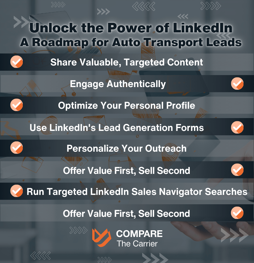 2025's Top LinkedIn Marketing for Auto Transport Brokers 6 6 Lead Generation on LinkedIn Turning Connections into Clients