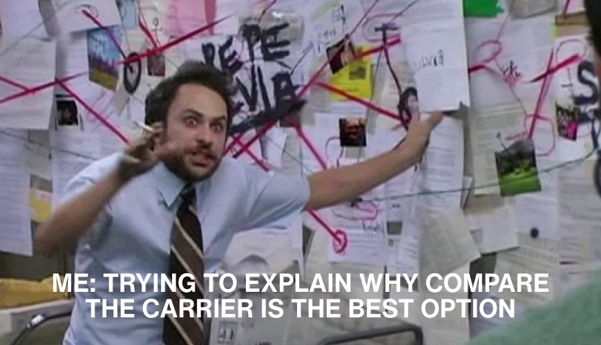 Why compare the carrier is the best